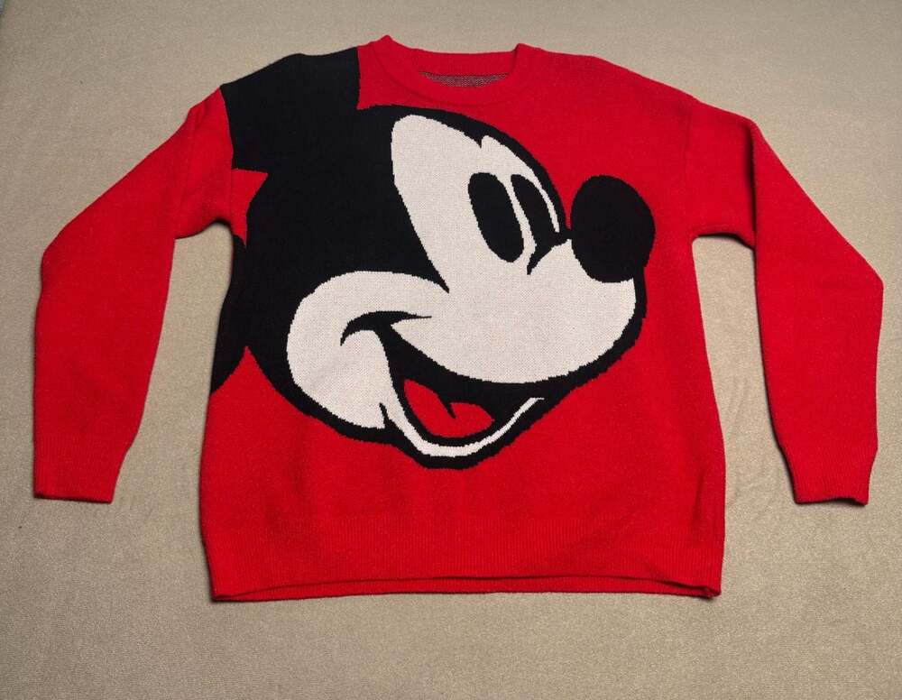 GCDS x Disney Mickey Mouse Intarsia Knit Sweater
